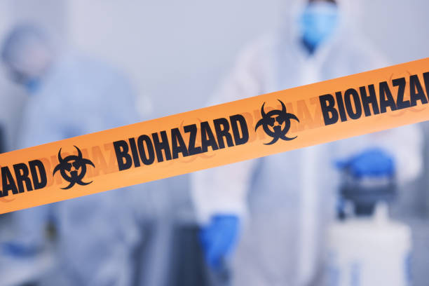 Professional Biohazard technician working in Oak Hill, OH